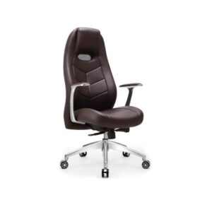 Galaxy Design Executive Class Officer's Chair – High Back, Pure Leather, Premium Quality Material (GDF-3007-A)