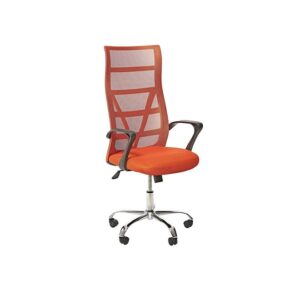 Office Chair Malaysian Series - Orange by Galaxy
