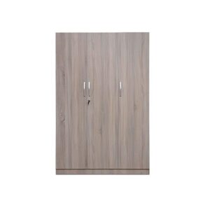 Galaxy Design Decasta 3 Door Wardrobe - Grey 180x121x42-cm