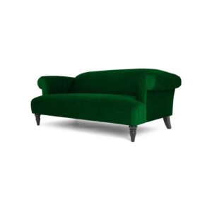 Galaxy Design Velvet Series 3-Seater Sofa – Claudia Design, Velvet Fabric, Pure Wood Base, Green Color Model GDFCLD-564-39