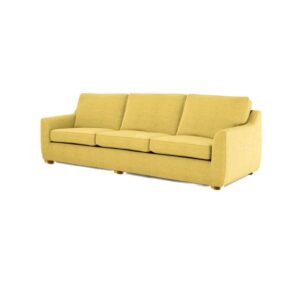Galaxy Design Bren 3-Seater Sofa - Poly Cotton Fabric, Pure Wood Base, Beige Color GDBS-3060-03