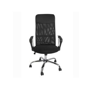 Galaxy Office Chair Sarah 4D Mesh High-Back – Black with Adjustable Seat Design and Breathable Mesh Backrest