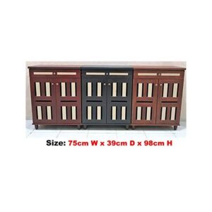 Galaxy Design 2 Door 1 Drawer Shoe Rack