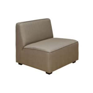 Galaxy Design Floresta Arm Less Single Seater Sofa Camel Color