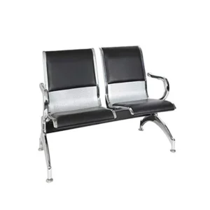 Galaxy Design 2 Seat Airport Visitor Chair Cushioned With PVC Leather | Model- GDFAC02