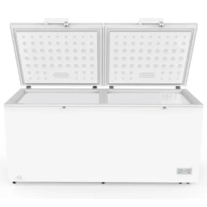 Aftron 700 Liter Double Door Chest Freezer Mechanical Control Inside Condenser Color White Model  - AFF700H - 1 Year Full 5 Year Compressor Warranty.