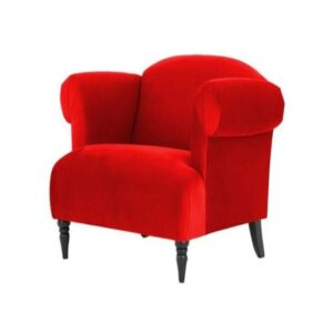 Galaxy Design Claudia Love Single Seat Sofa Red Color