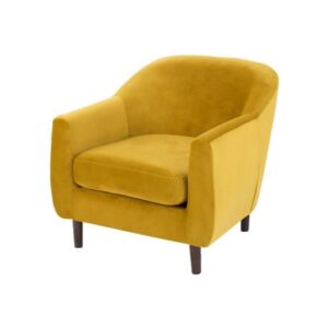Galaxy Design Tubby Series Single Seat Sofa Gold Color