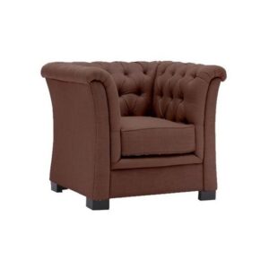 Galaxy Design Sofa Single Seater in Brown Color