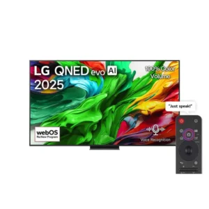 LG 86 Inch QNED evo AI 4K Smart TV, QNED86 Series, AI Magic Remote, Dolby webOS25, Color Black Model - 86QNED86A6A-AMAG  - International Version
