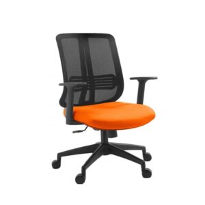 Galaxy Design Viva Office Mesh Chair – Black/Orange