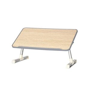 Galaxy Laptop Table Portable Adjustable Desk - Folding Lazy Laptop Computer Table, High-Quality Tilting Tabletop, Dark Gray