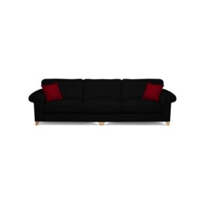 Galaxy Design Angelic 3 Seater Sofa Black Color
