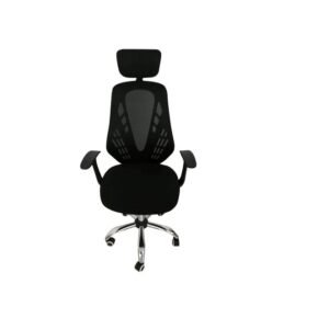Galaxy Design Office Chair – High Back, Mesh Back with Fabric Seat, Black Model GDFMF-5200