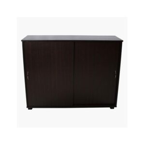 Galaxy Design Klass Sliding Door Shoe Cabinet- Walnut-24 Pairs