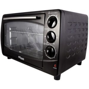 Super General 28 Liter Countertop Electric Oven 1500W Power Temperature Control Black Model - SGEO030KR - 1 Year Warranty.