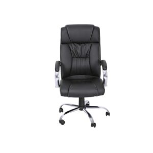 Office Chair with Wheels - Black by Galaxy