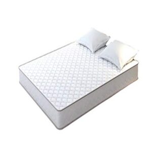 Galaxy 6 Inch Bonell King Mattress, White – H 21 cm x W 180 cm x D 200 cm